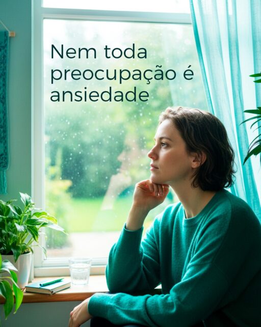 Preocupar-se faz parte da vida. Todos nós nos planejamos, pensamos no amanhã, queremos que as coisas deem certo.

A diferença é que, quando a preocupação vira constante, intensa e foge do controle, ela se transforma em ansiedade. E aí, em vez de ajudar, começa a atrapalhar

🌱 Reconhecer essa linha tênue é essencial!
