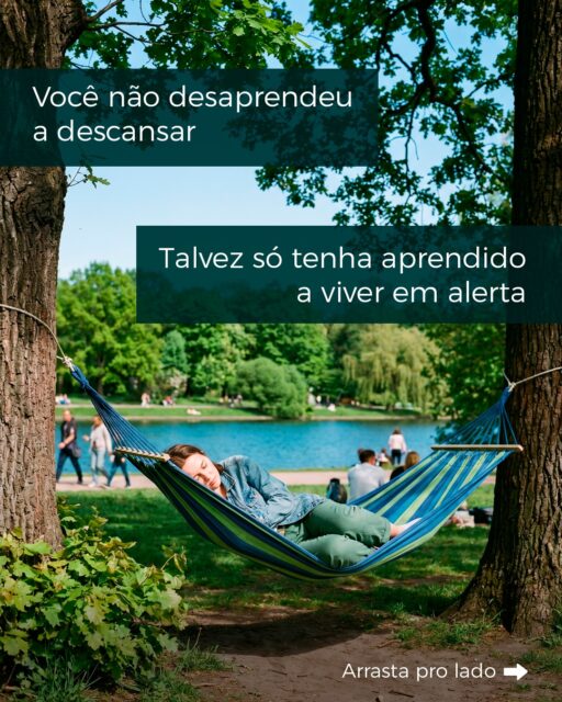 Tem gente que não consegue descansar… e acha que isso é falta de disciplina emocional.

Mas muitas vezes não é.
É adaptação.

Quando o corpo e a mente passam muito tempo em estado de alerta, relaxar deixa de parecer seguro.

A pausa incomoda.
O silêncio pesa.
E o descanso vem acompanhado de culpa.

🌱 O problema não é preguiça. Nem falta de controle.
Às vezes, é só um sistema emocional cansado demais de precisar estar atento o tempo inteiro.