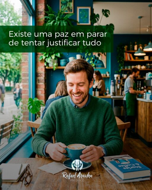 Chega um momento em que a gente percebe:
Nem toda escolha precisa de defesa.
Nem todo silêncio precisa de explicação.
Nem toda decisão precisa ser compreendida por todo mundo.

E isso traz uma leveza difícil de explicar.

Talvez amadurecer emocionalmente também tenha a ver com isso: parar de transformar a própria vida em uma apresentação constante para os outros 😉